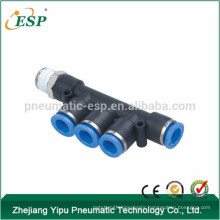 ESP PKB Male Triple Branch pneumatic one touch tube fitting